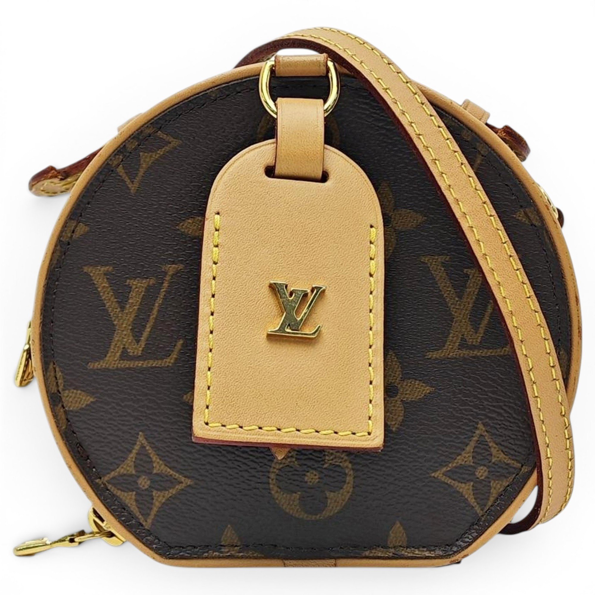 Micro boite chapeau leather handbag