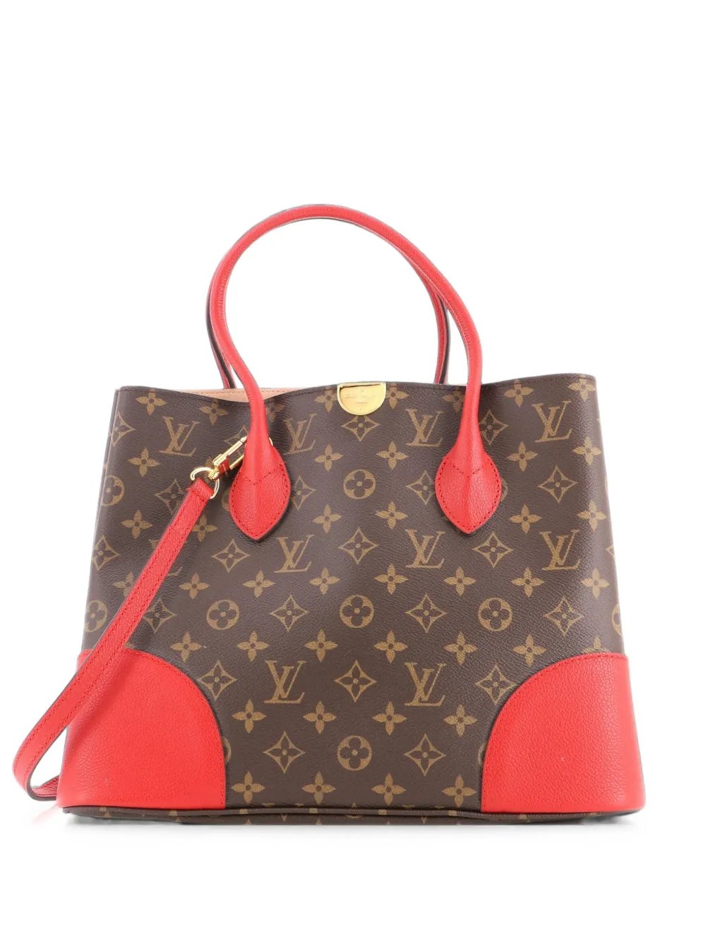Flandrin Handbag Monogram Canvas and Leather tote bag