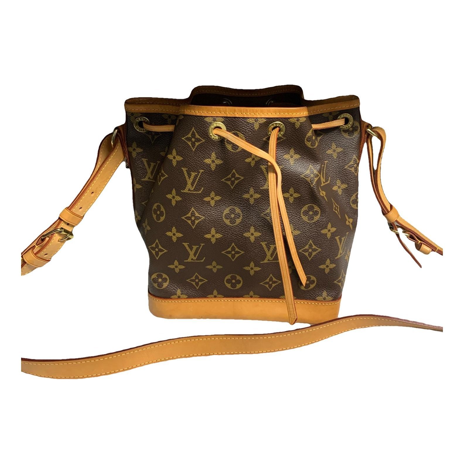 Nano Noé leather handbag