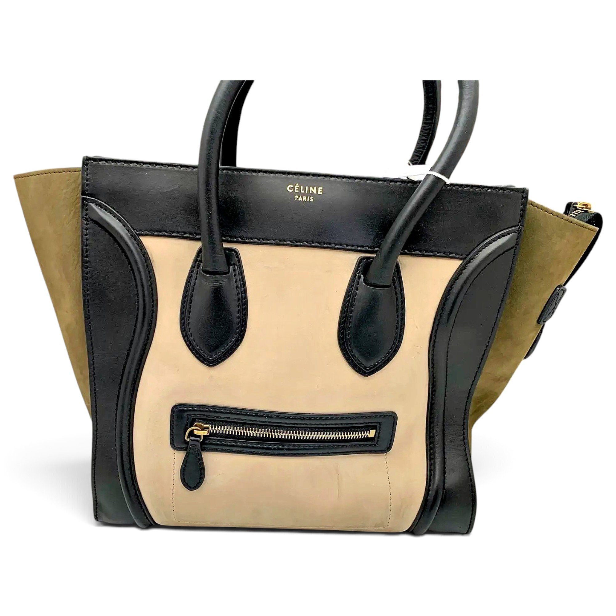 Luggage leather handbag