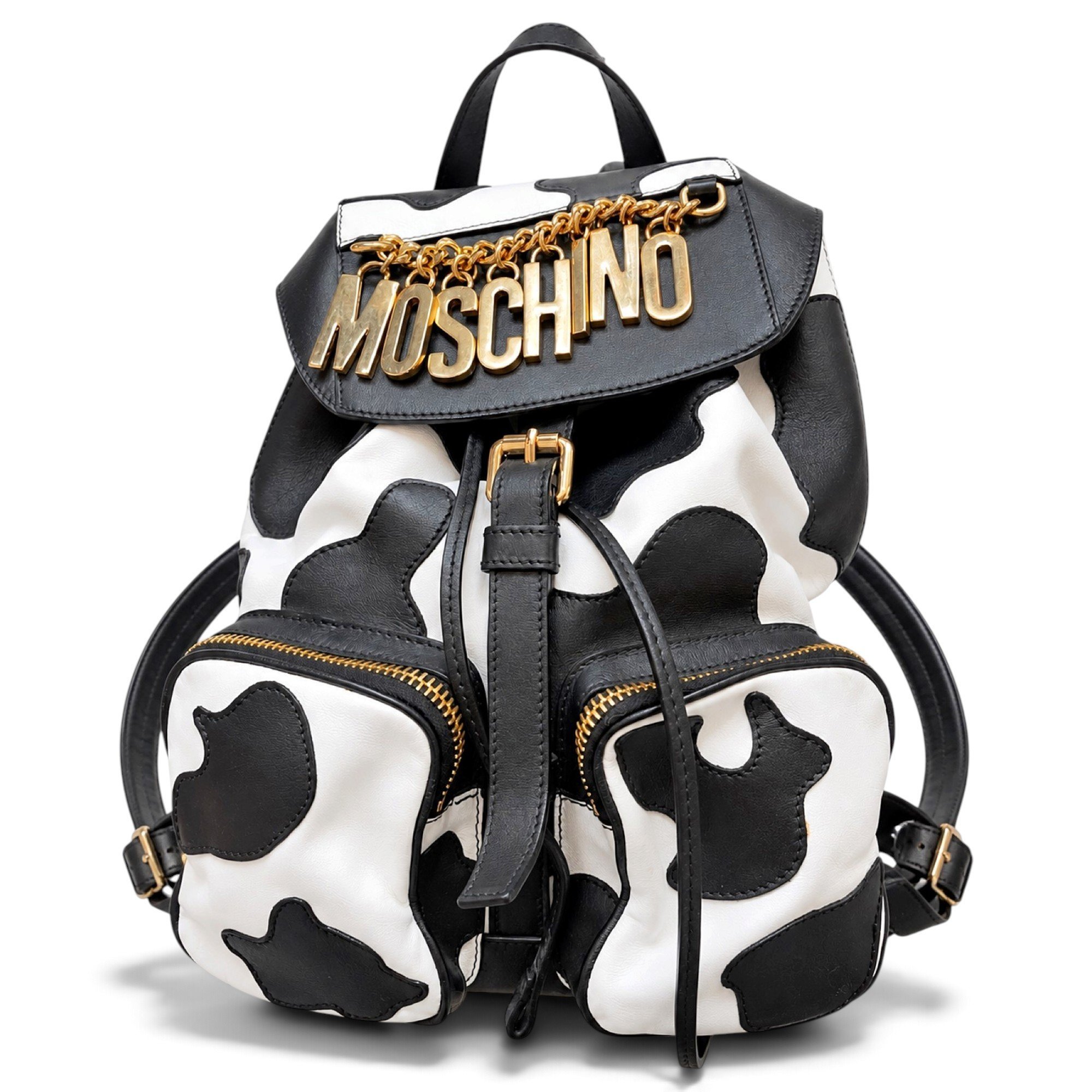 Leather backpack