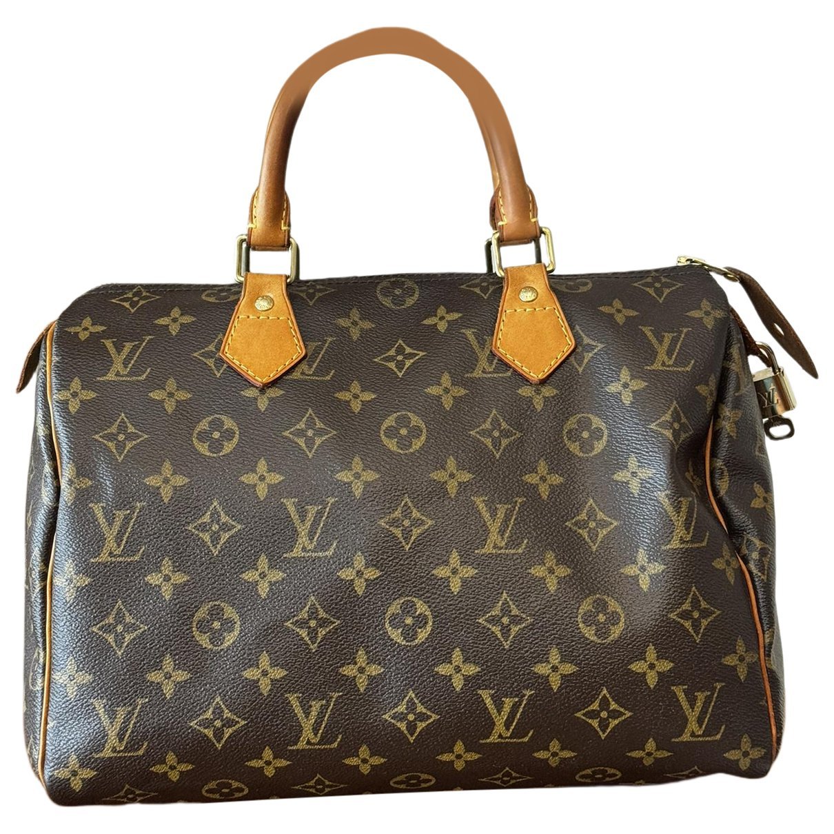 Speedy leather handbag