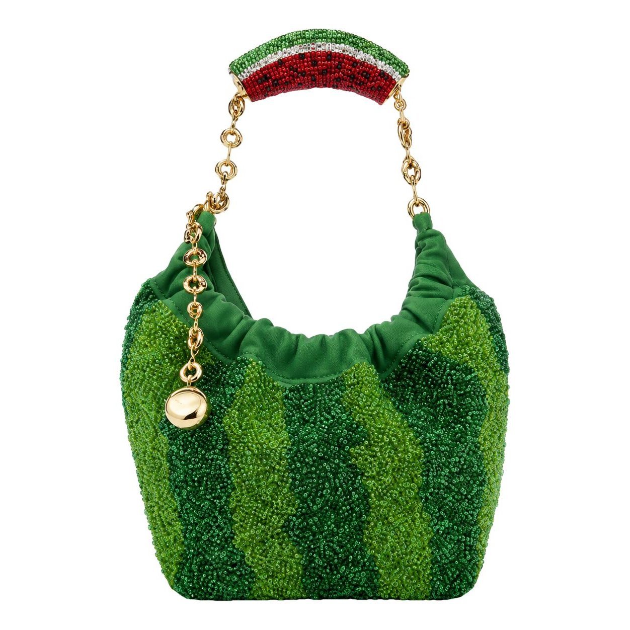 Squeeze leather handbag