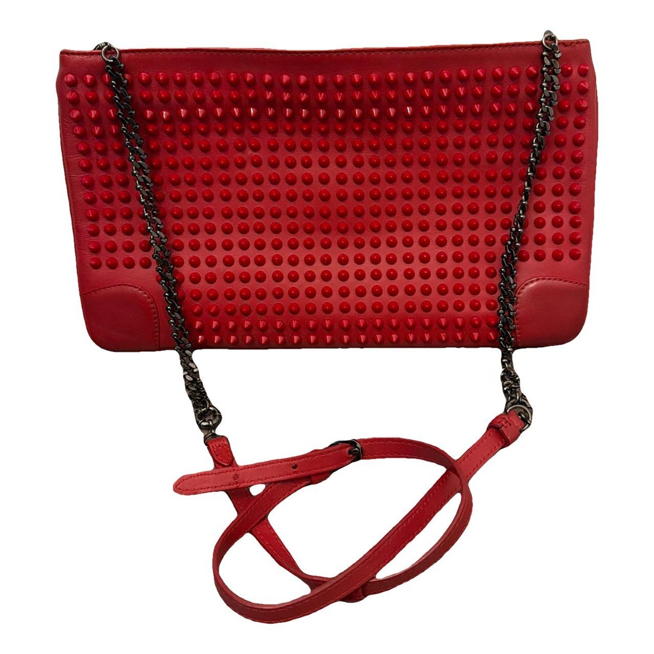 Loubiposh leather crossbody bag