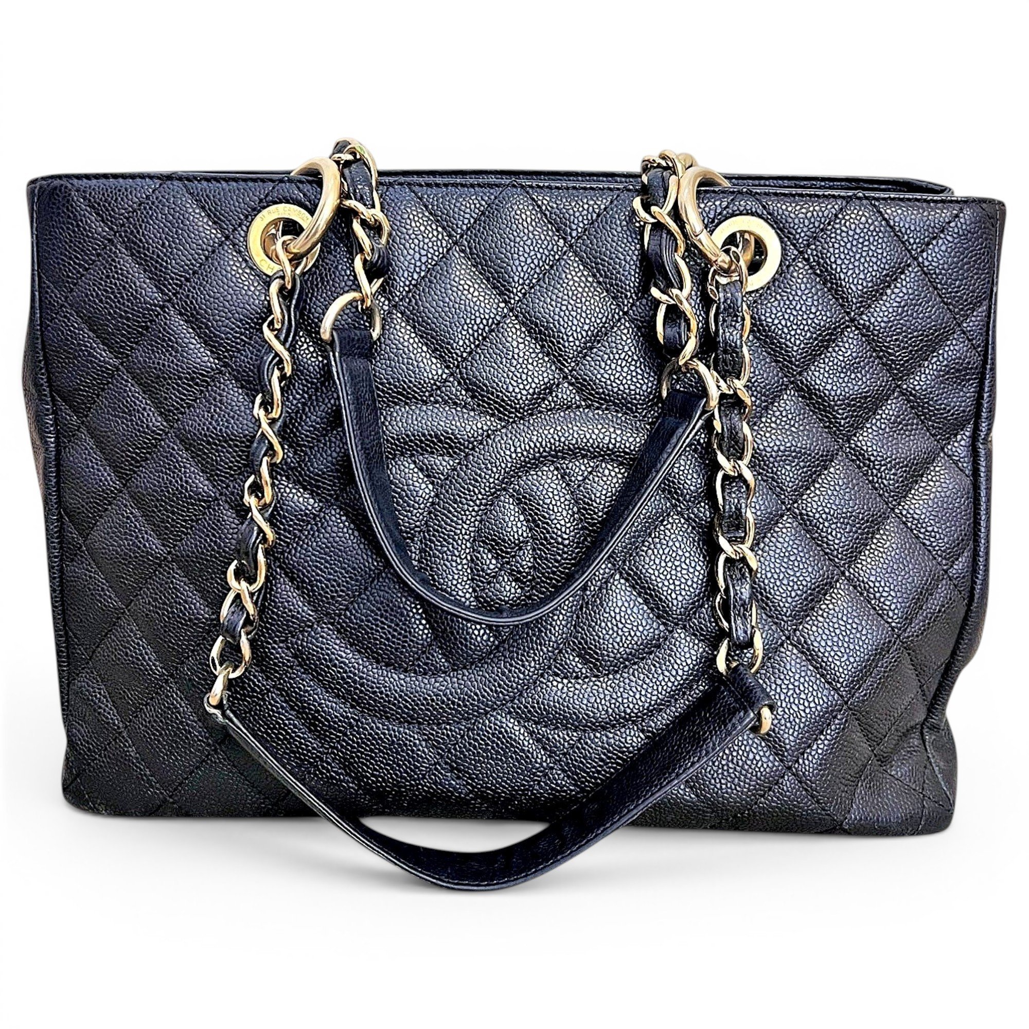 Grand shopping leather handbag