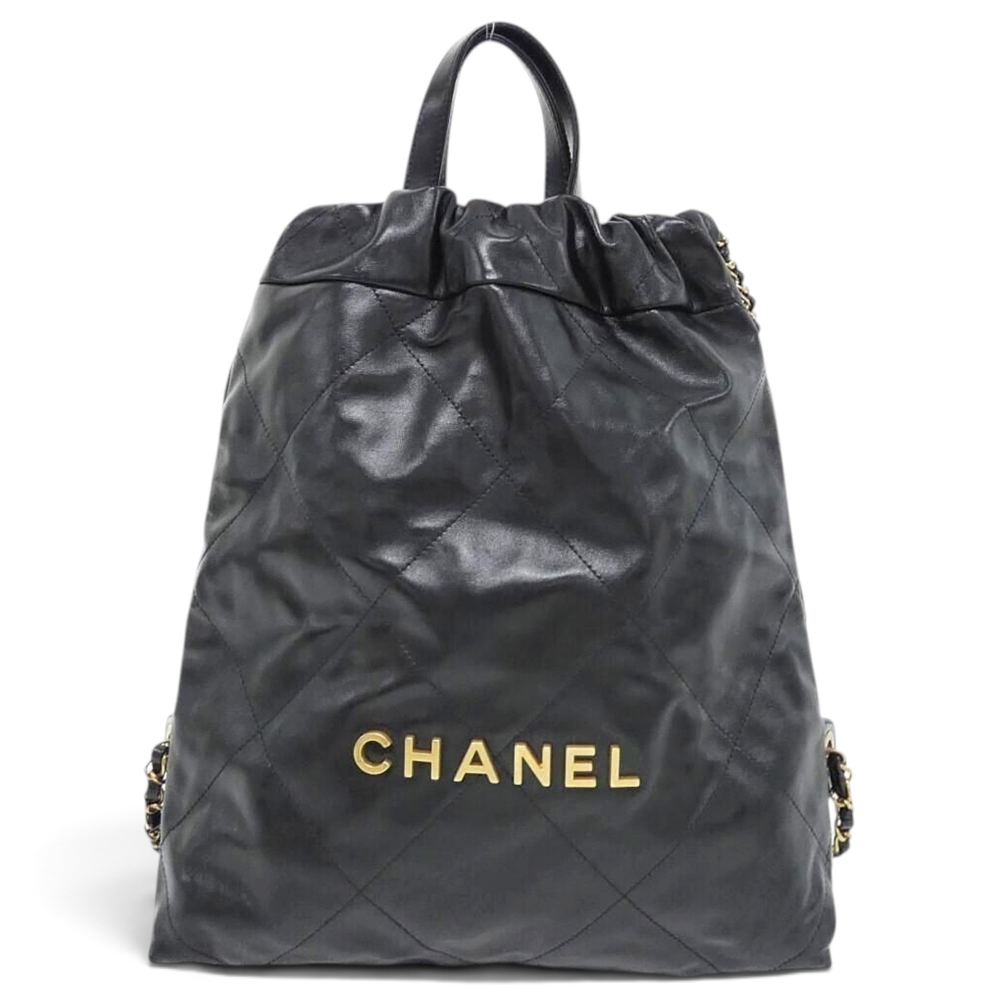 Chanel 22 cloth backpack