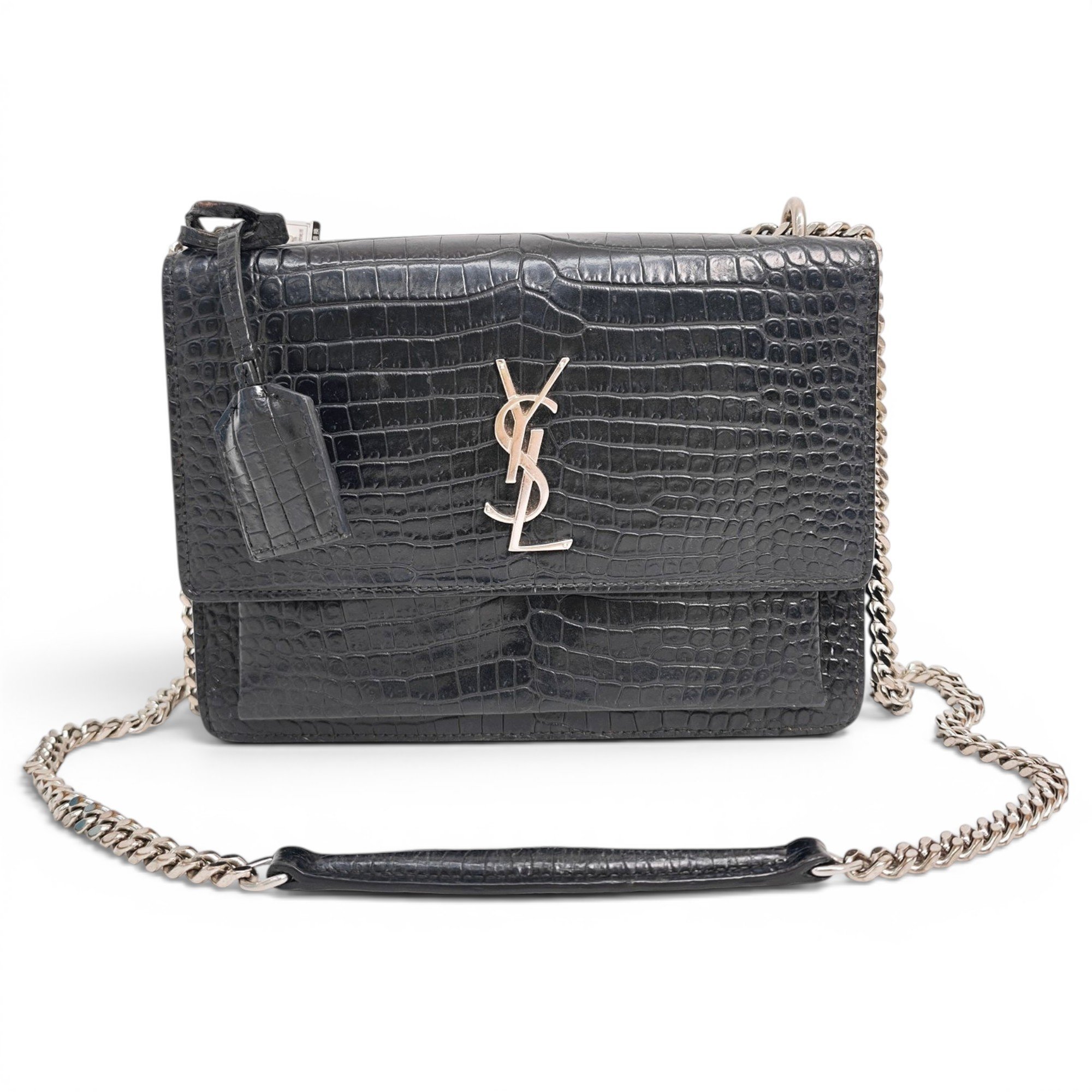 Sunset leather crossbody bag