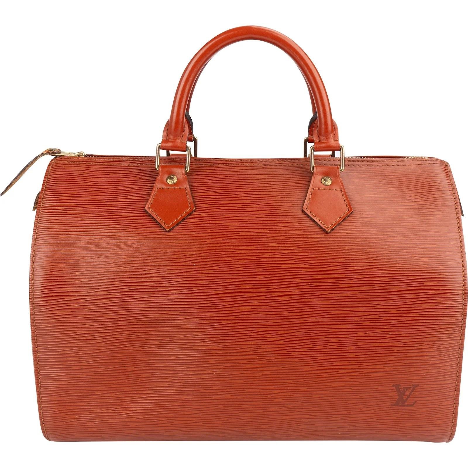 Speedy leather handbag