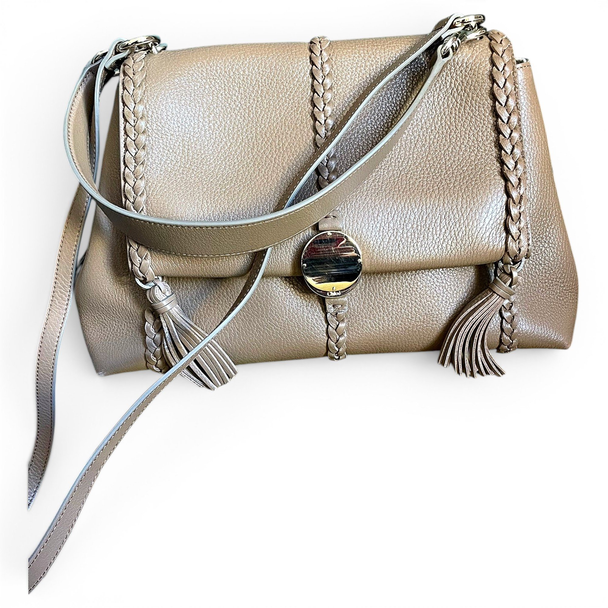 Penelope leather handbag