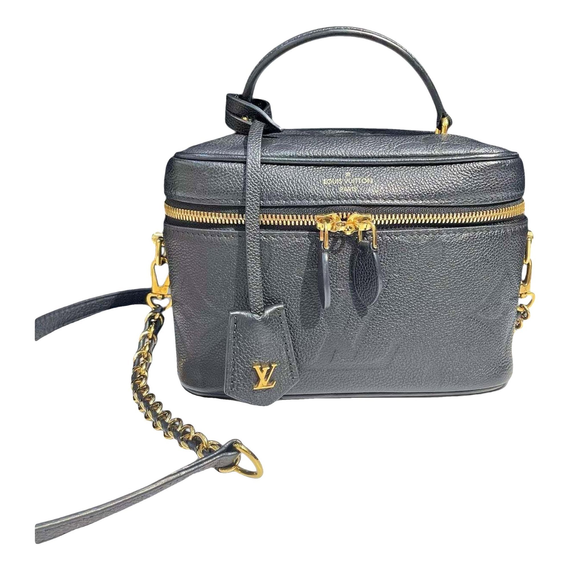 Vanity leather handbag