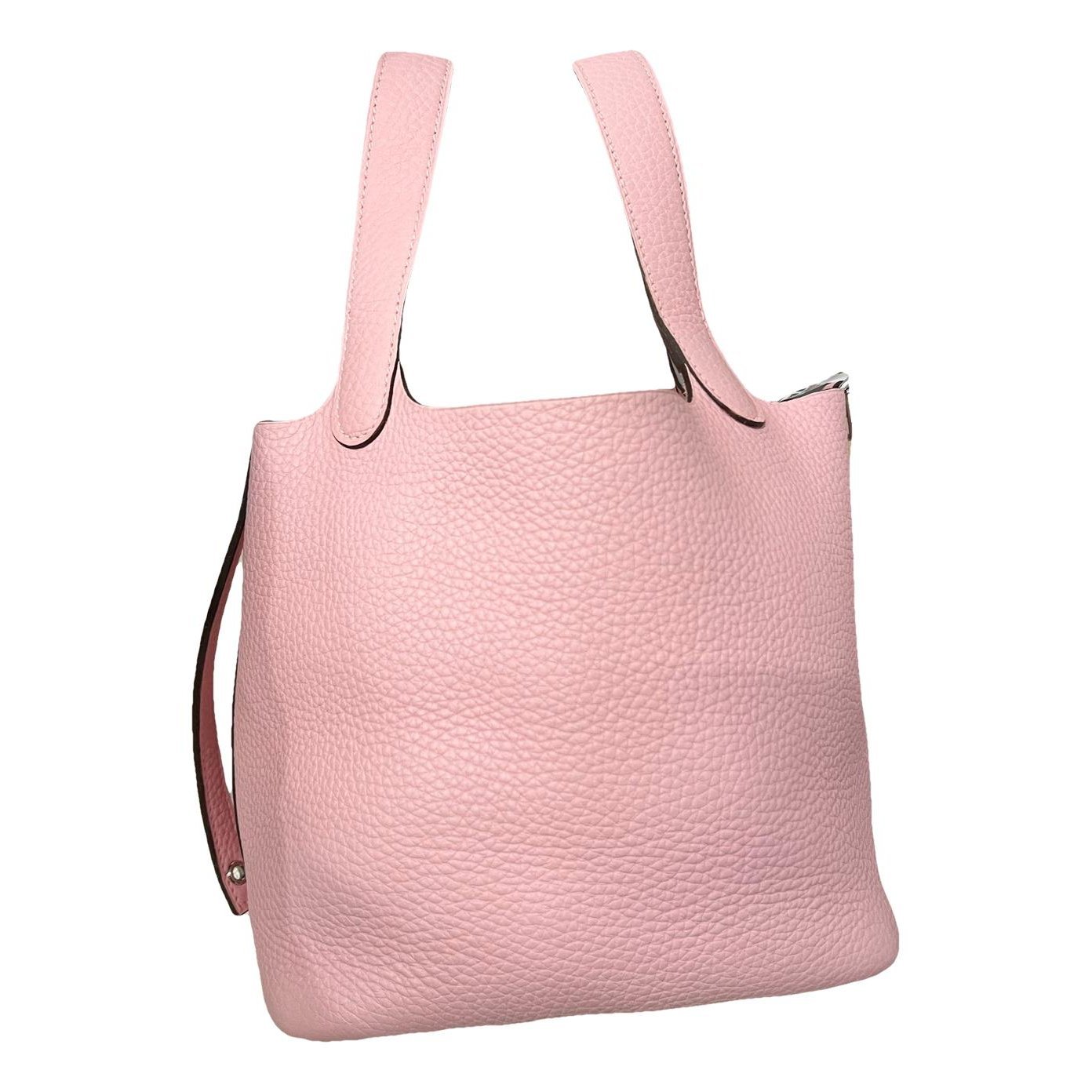 Picotin leather tote