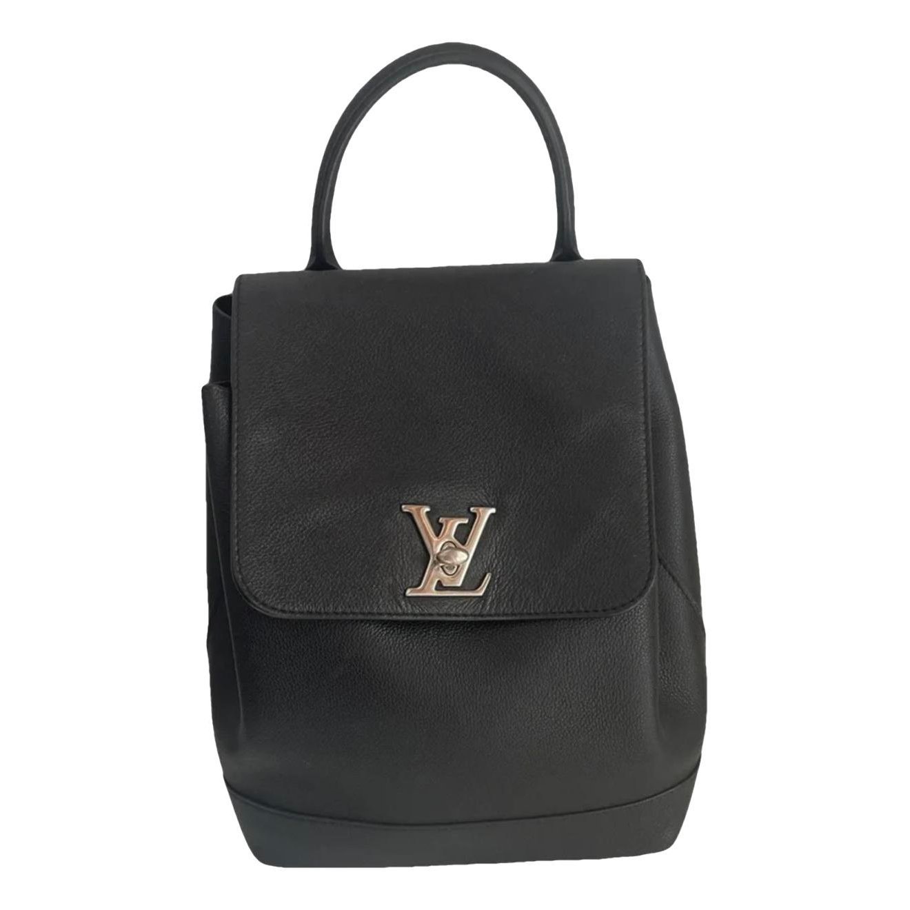 Lockme leather backpack