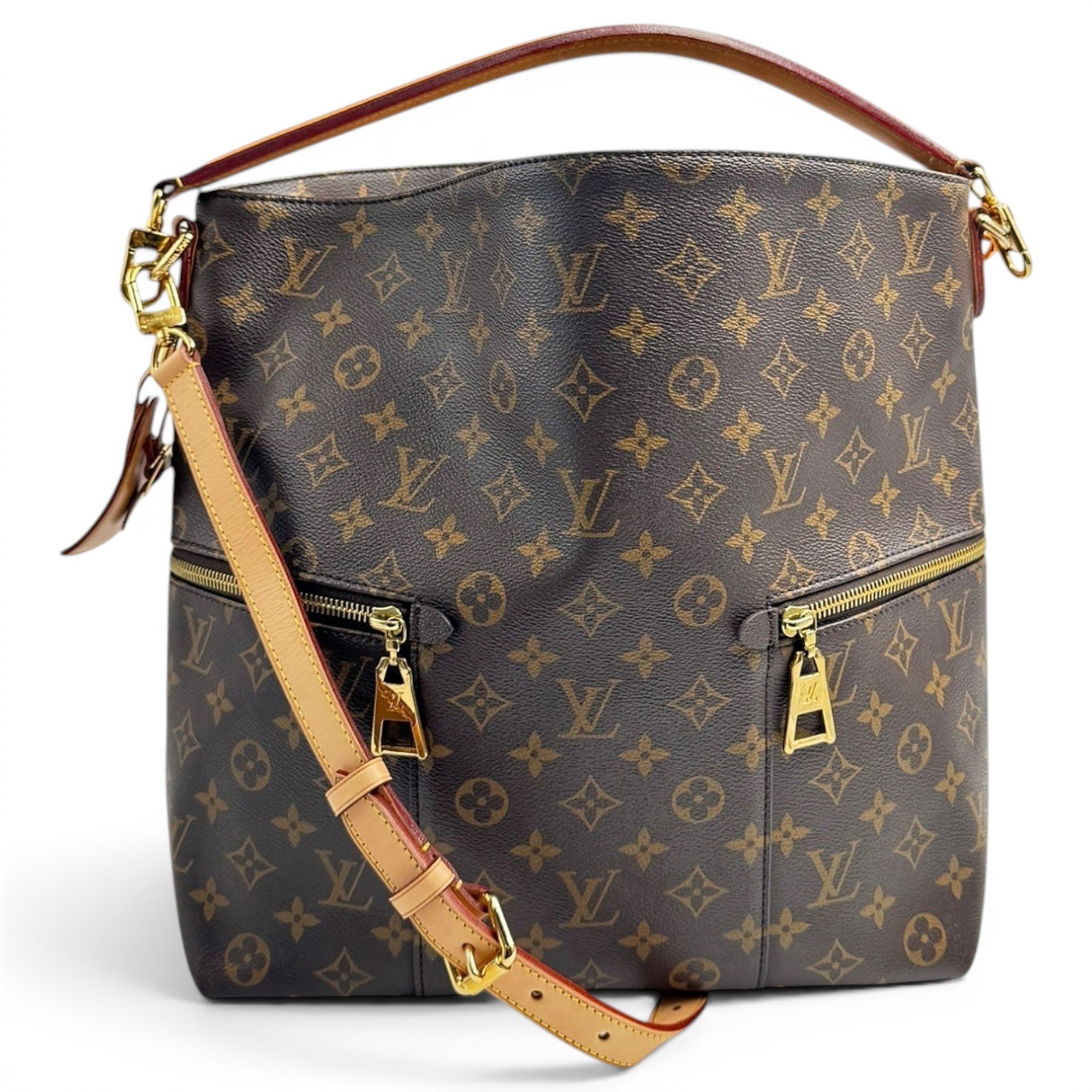 Mélie leather crossbody bag
