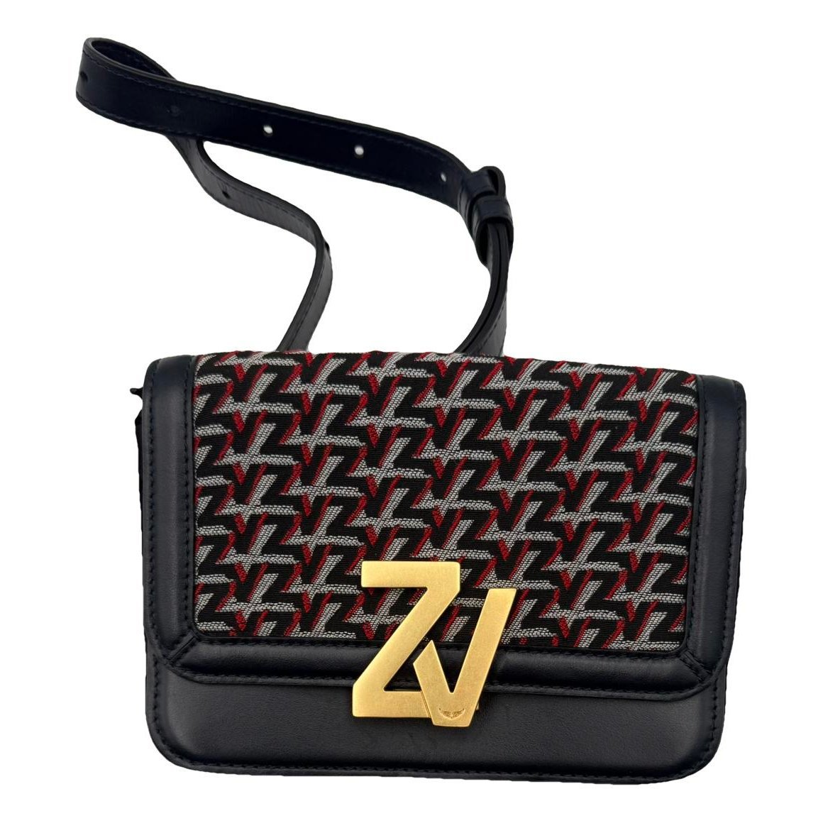 Rock leather crossbody bag