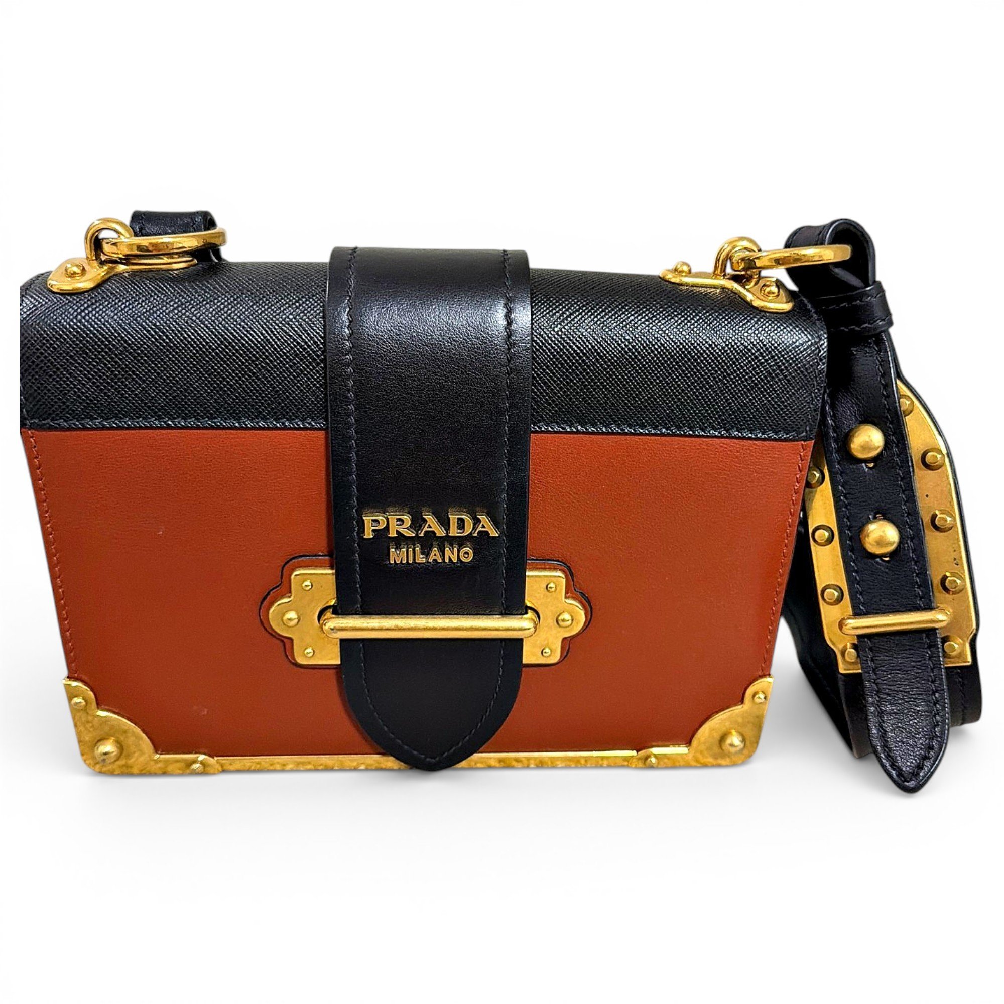 Cahier leather handbag