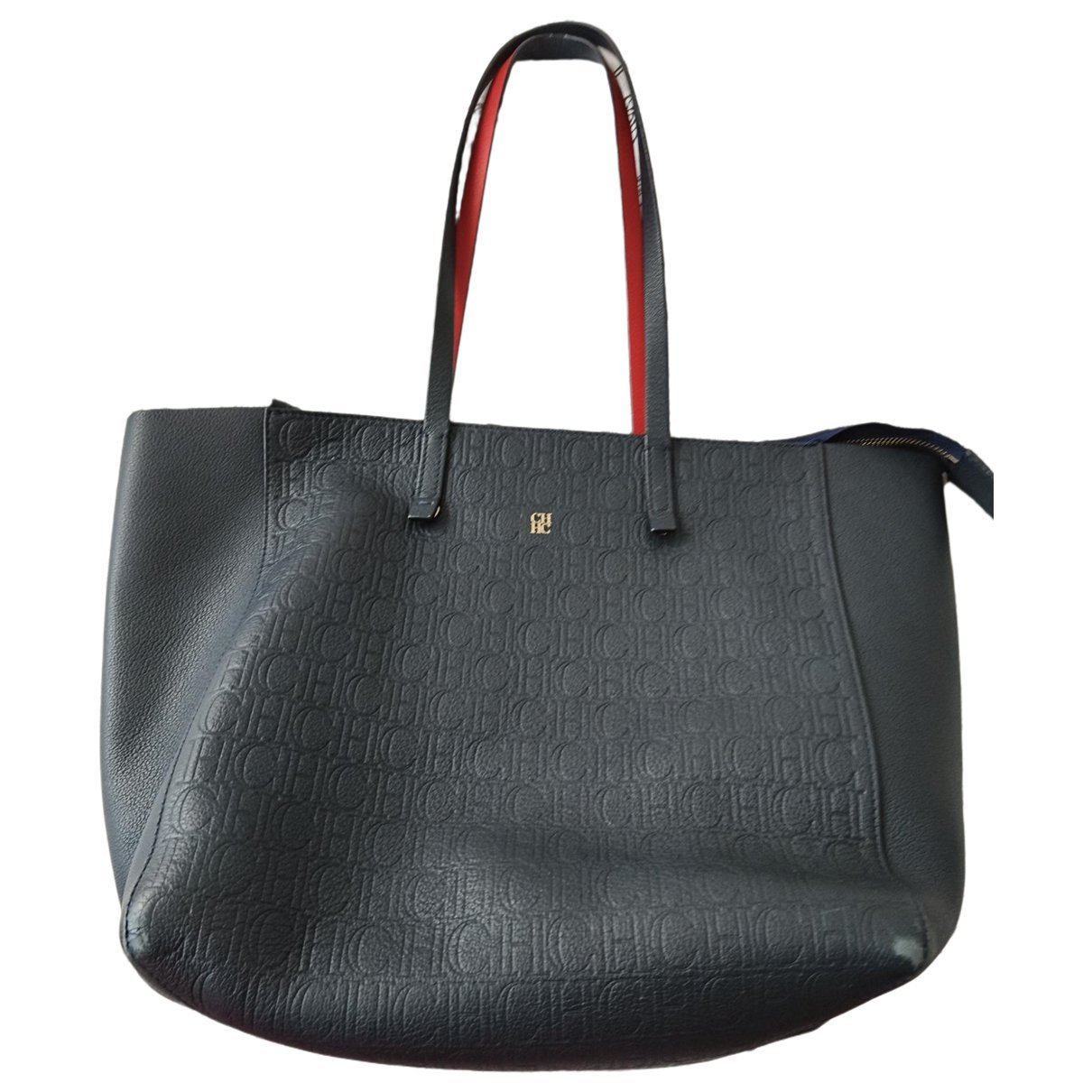 Leather tote