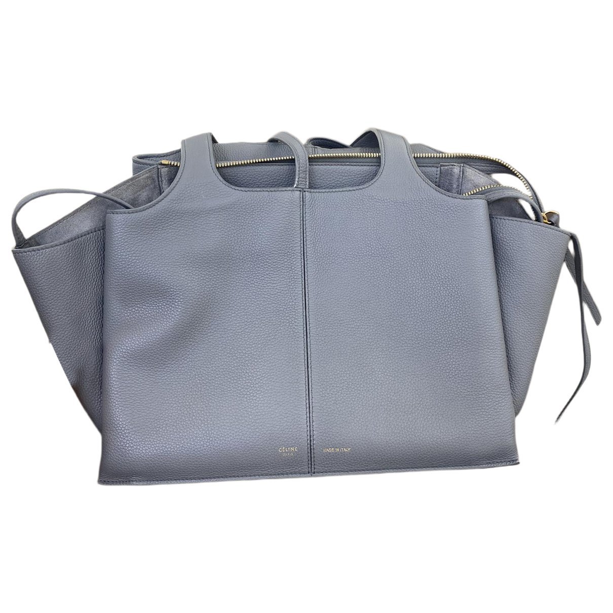 Tri-Fold leather tote