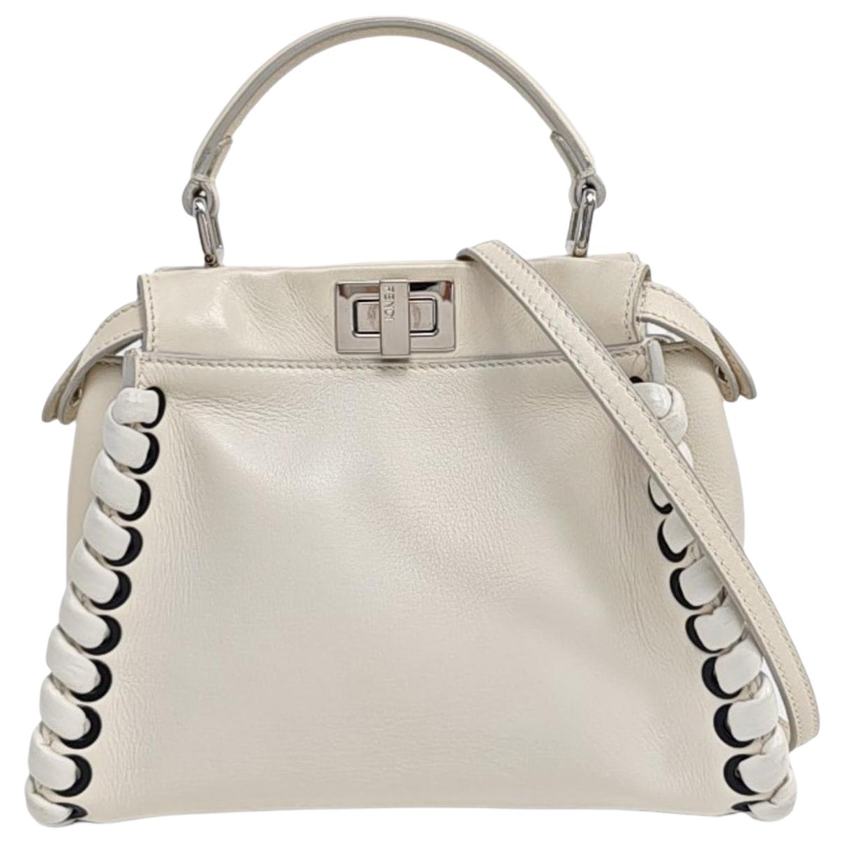 Peekaboo leather handbag