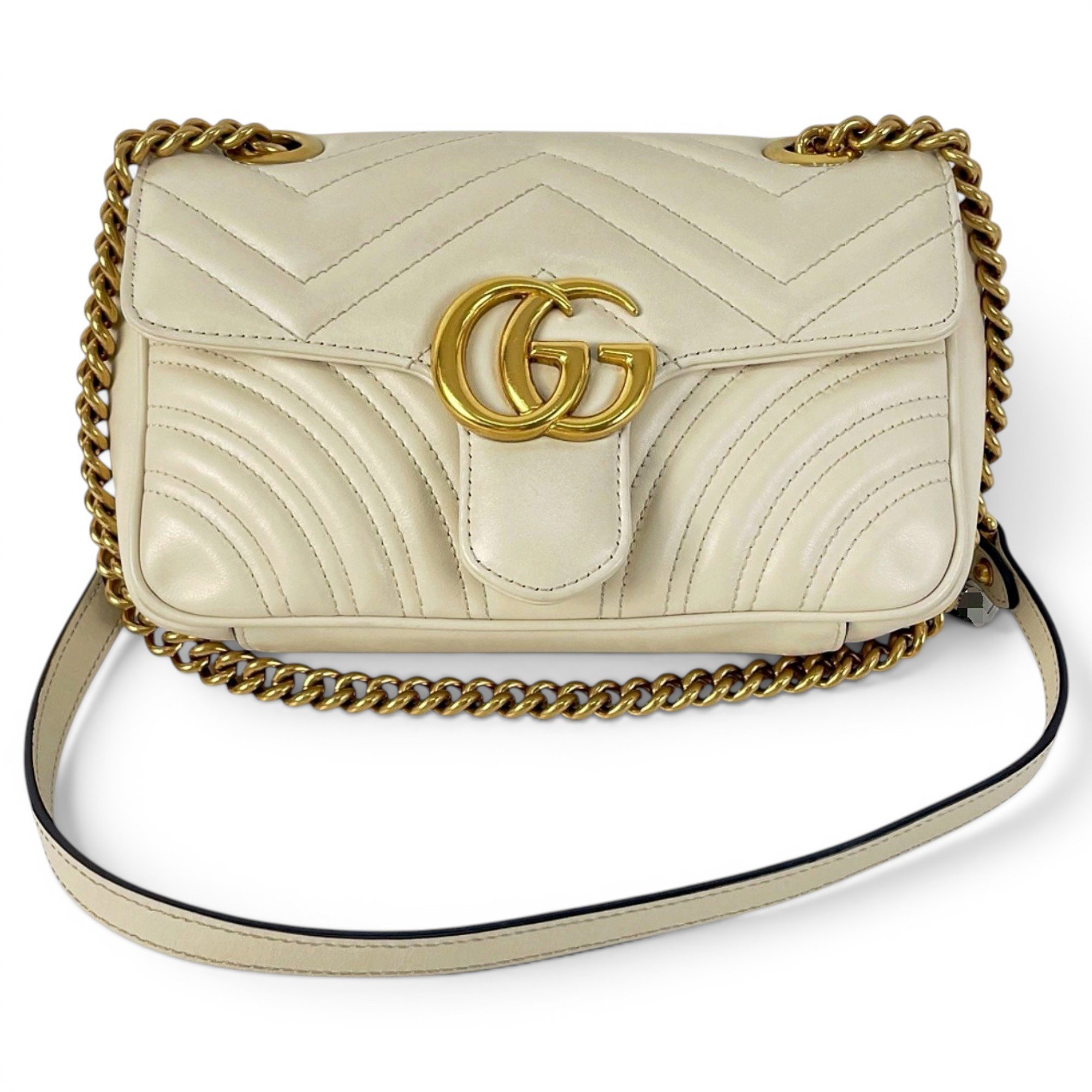 GG Marmont Flap leather handbag