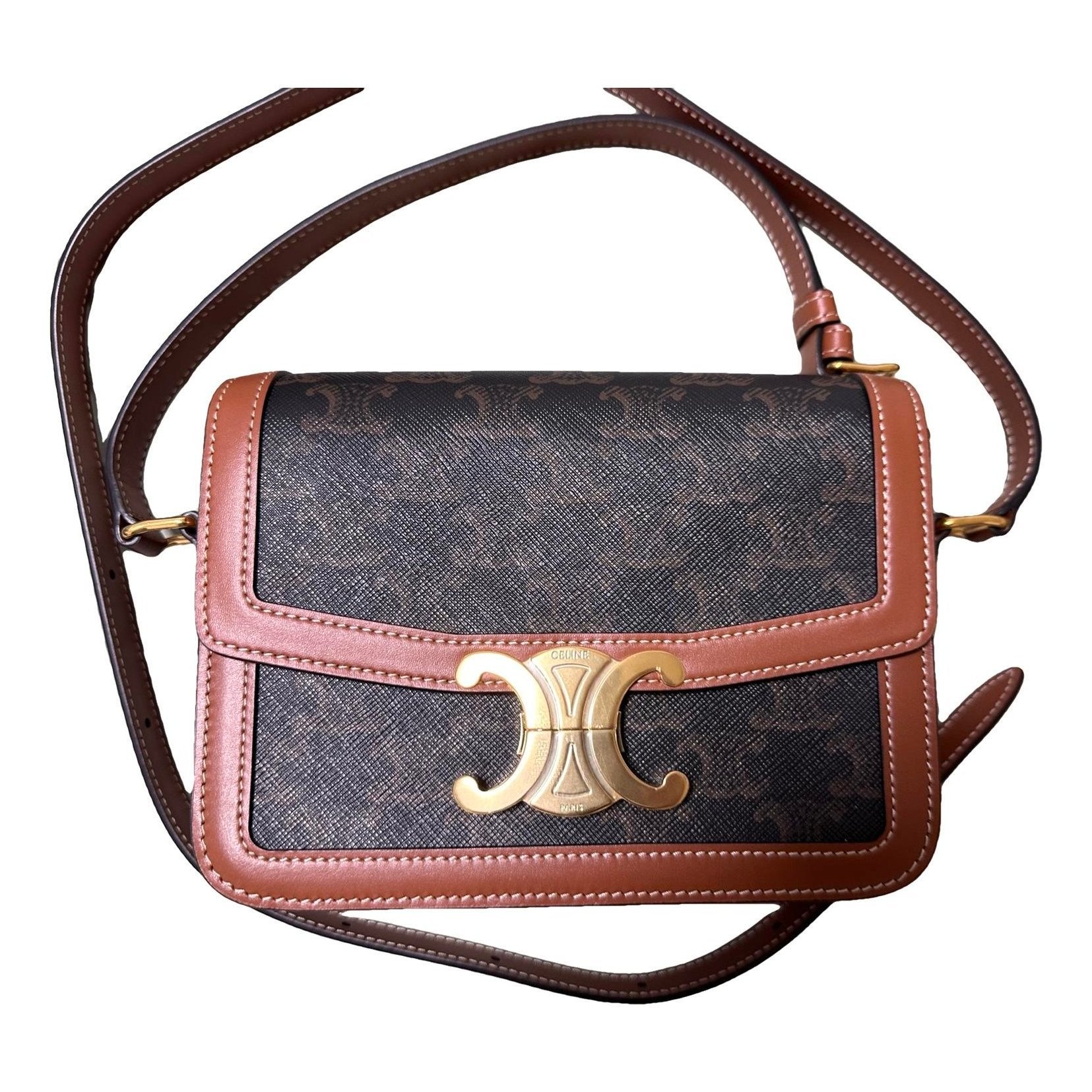 Triomphe cloth handbag