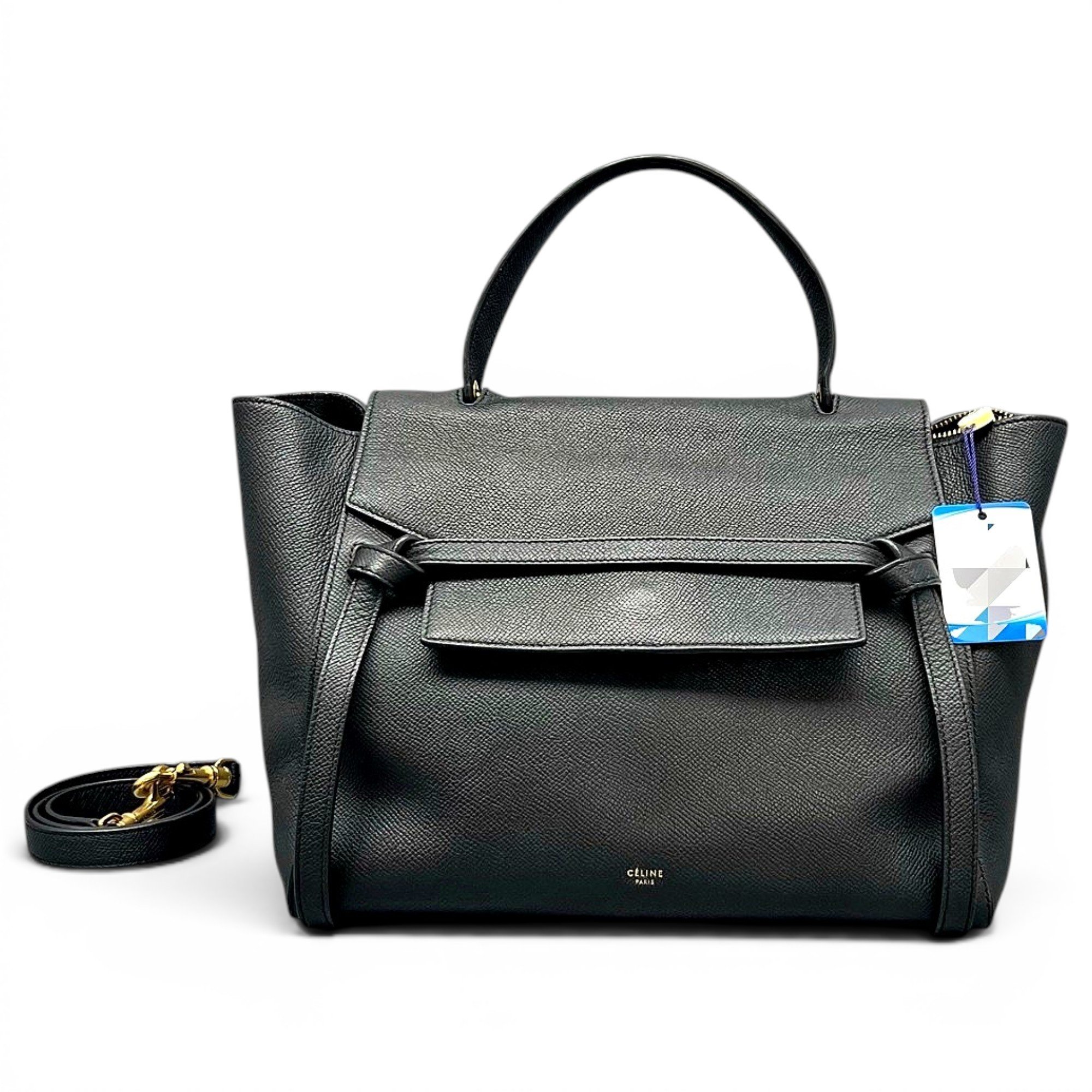 Belt leather handbag