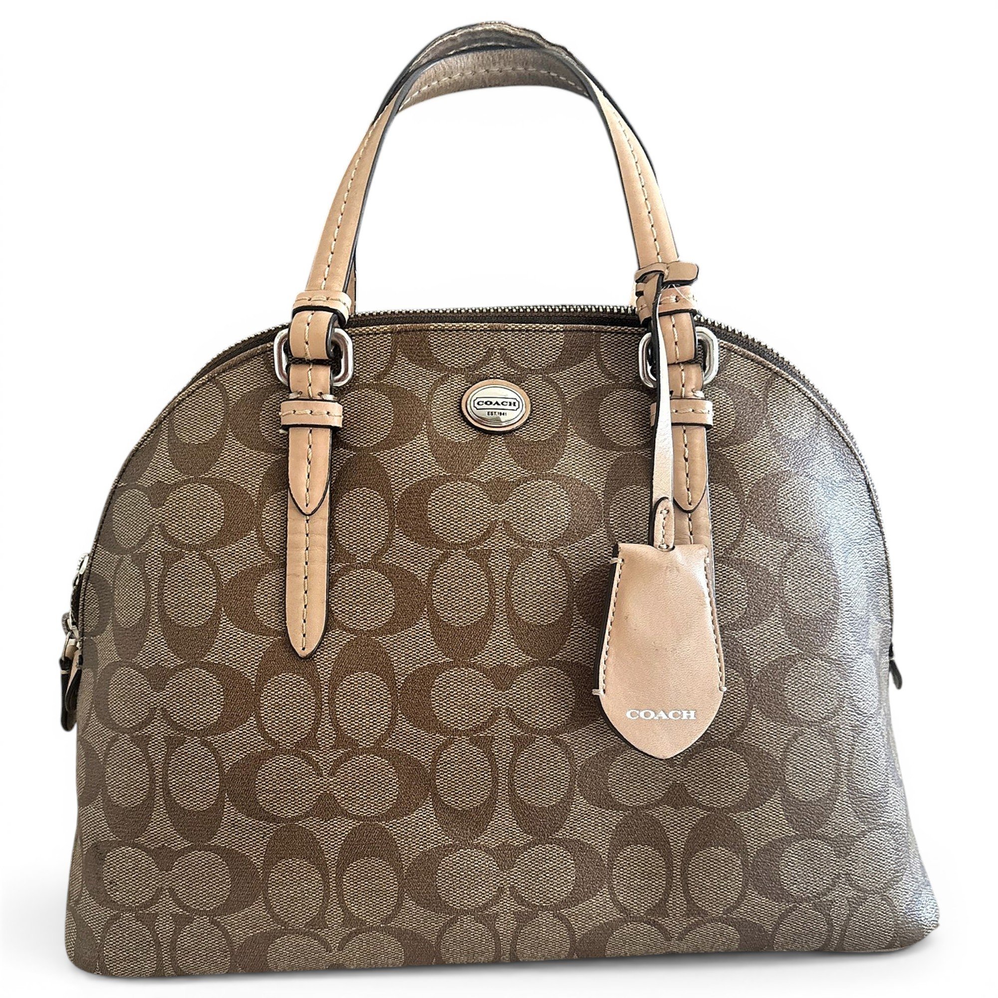 Leather satchel