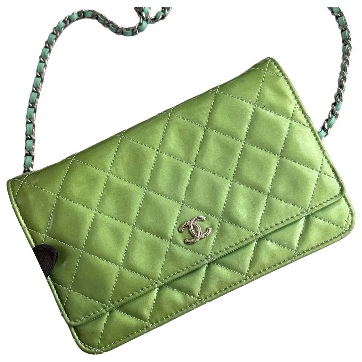 Wallet On Chain Timeless/Classique leather crossbody bag