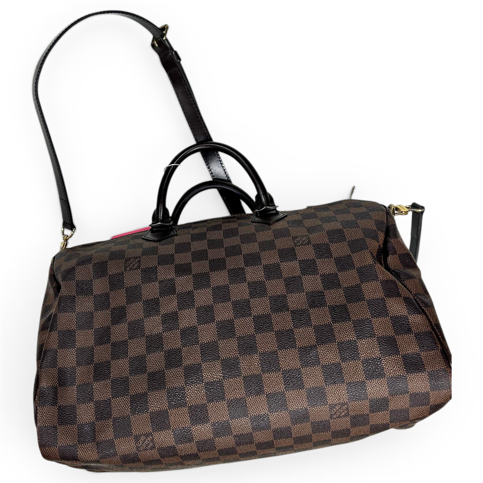 Speedy leather handbag