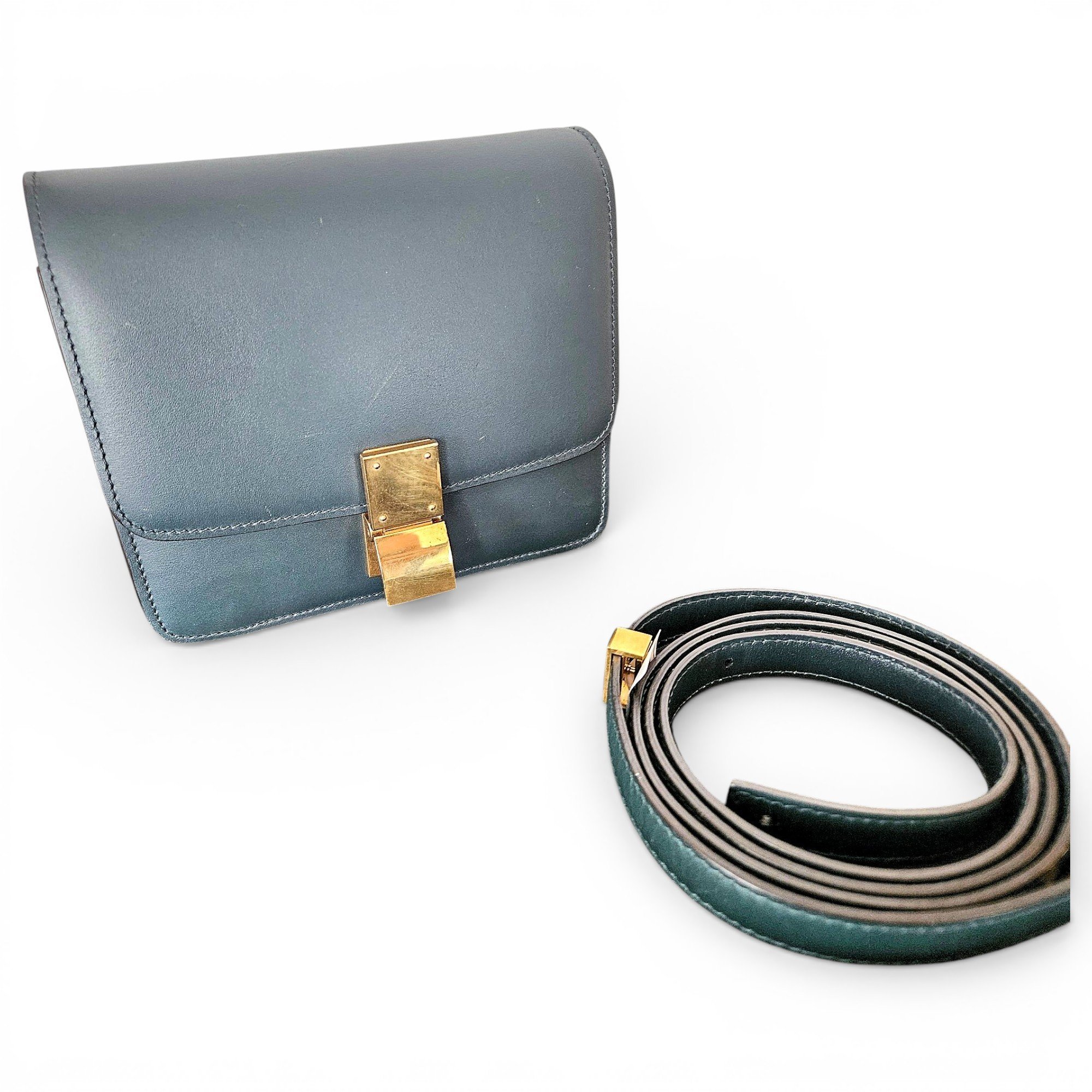 Classic leather handbag