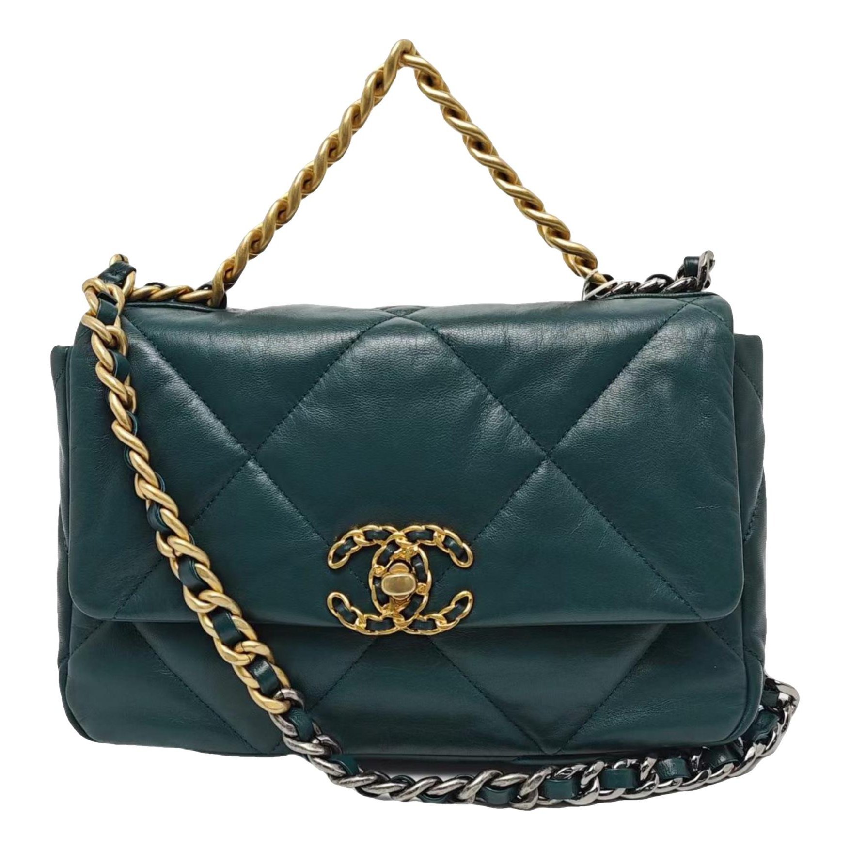 Chanel 19 leather handbag