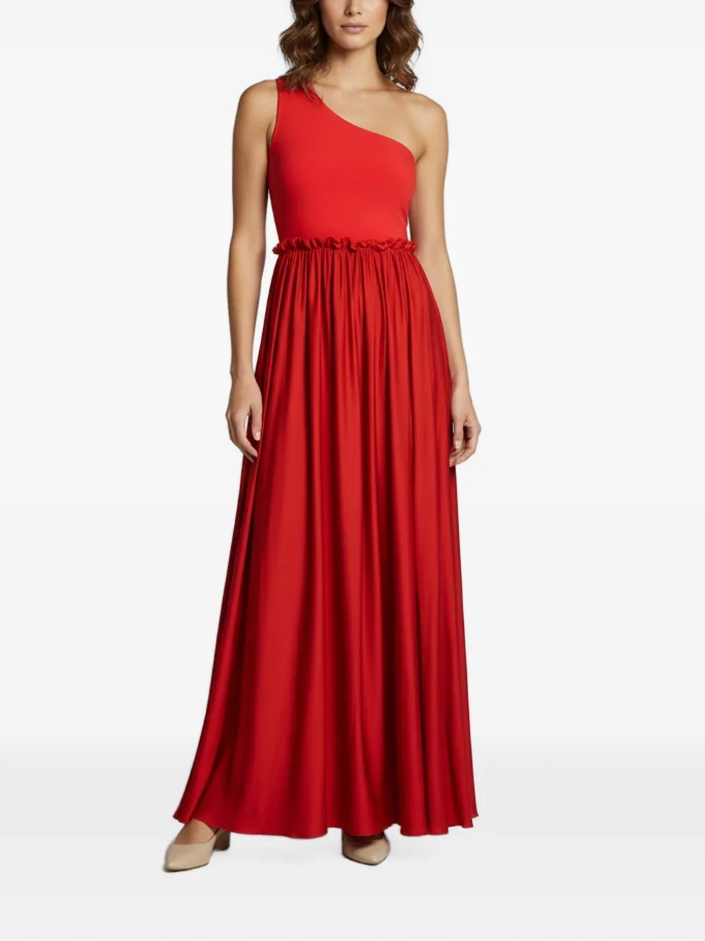 Lanvin Tribute one-shoulder maxi dress