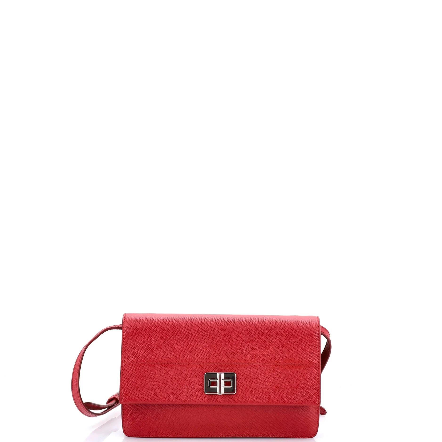 Leather crossbody bag