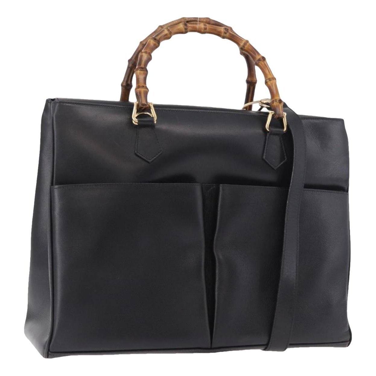 Gucci B leather handbag