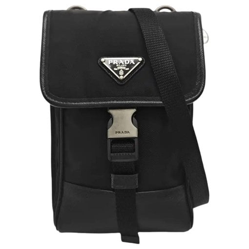 Re-Nylon cloth crossbody bag