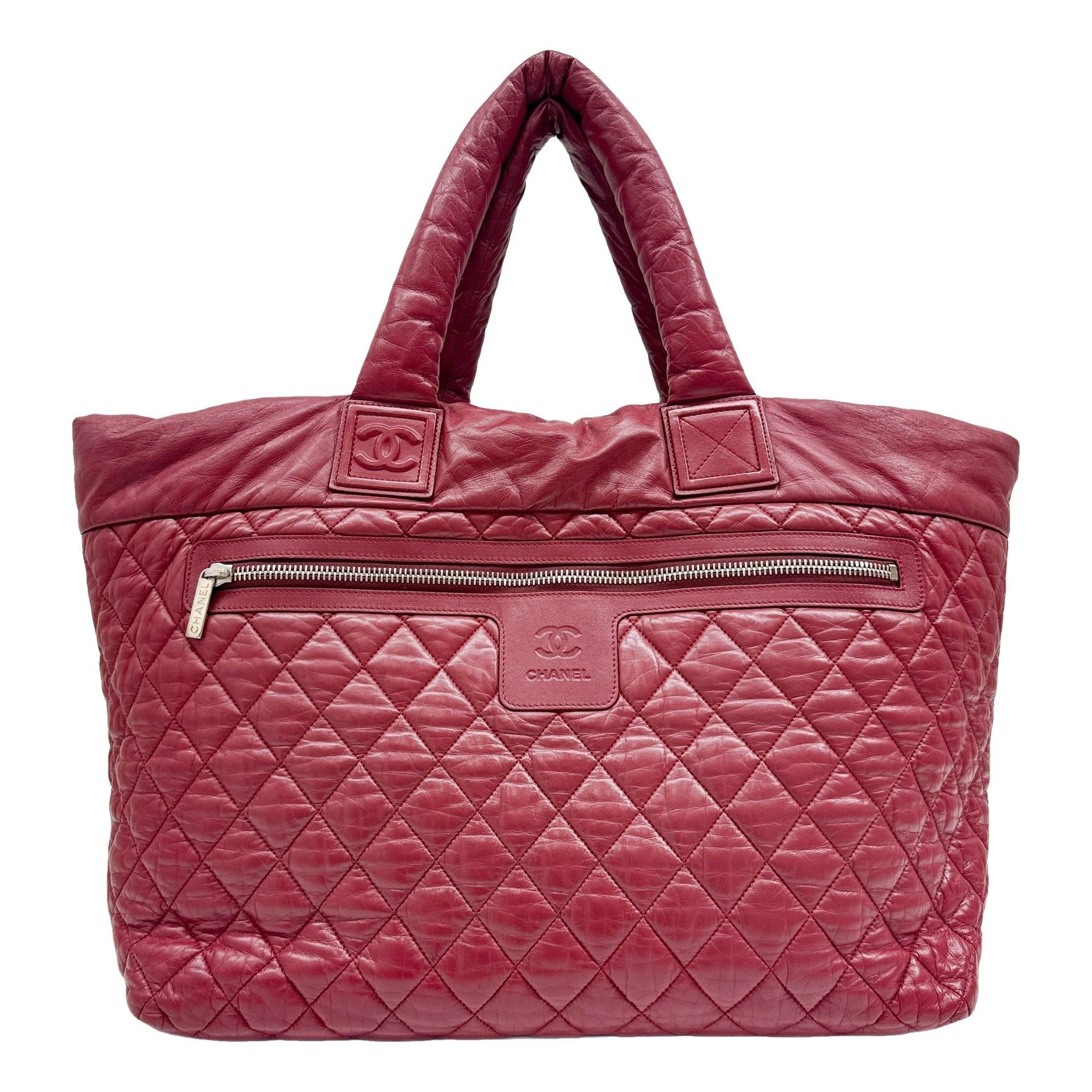 Cocoon leather tote