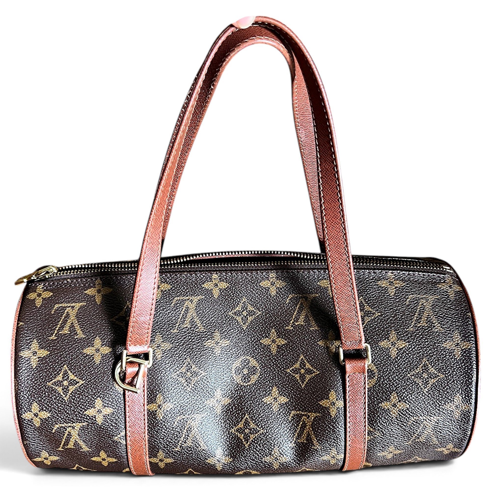Papillon leather handbag