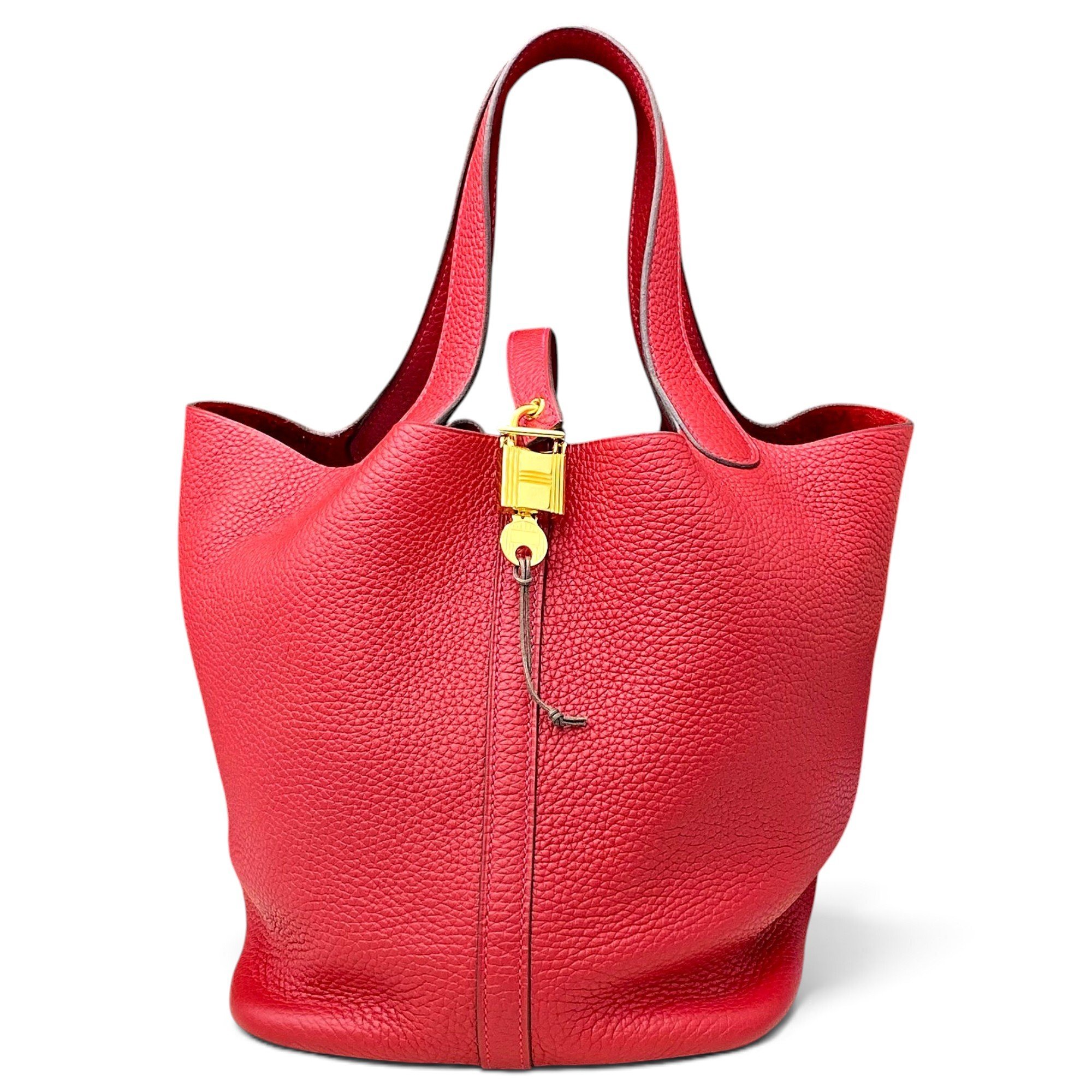 Picotin leather handbag