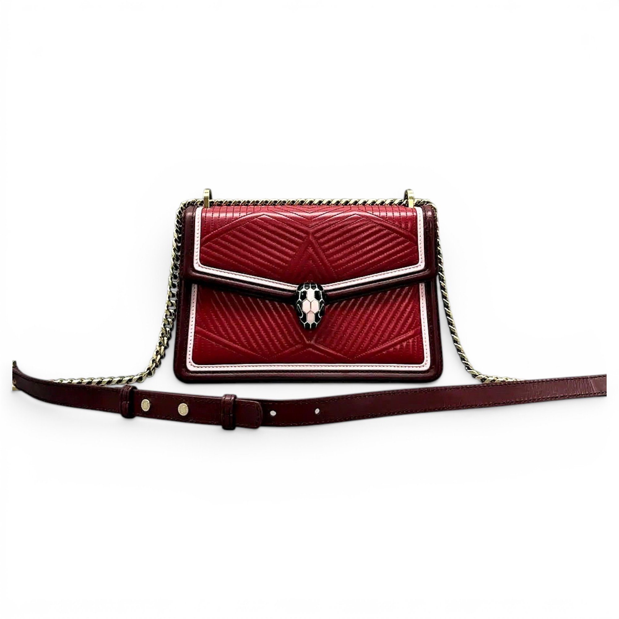 Serpenti leather crossbody bag