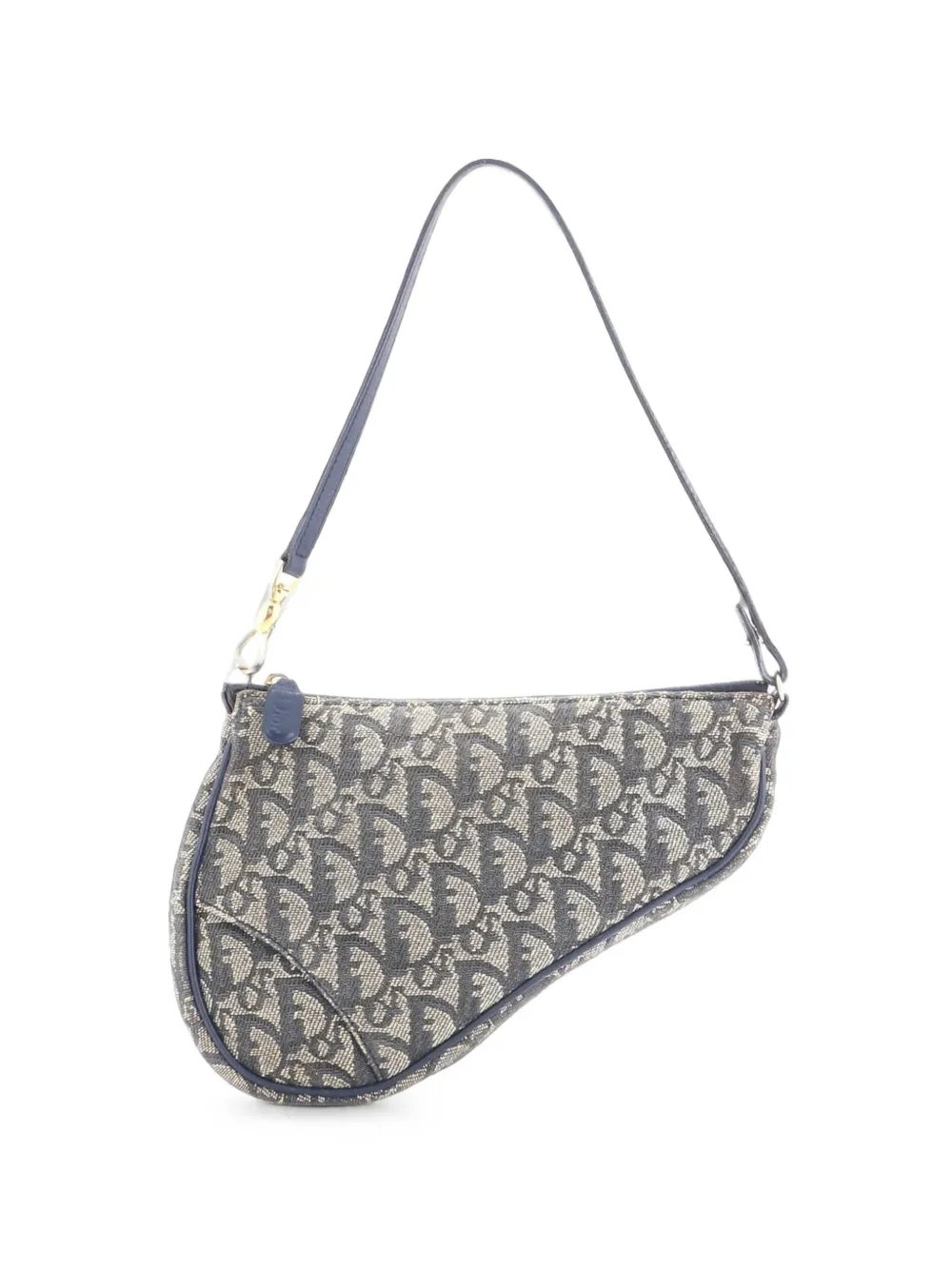 Vintage Saddle Bag Diorissimo Canvas Mini clutch bag