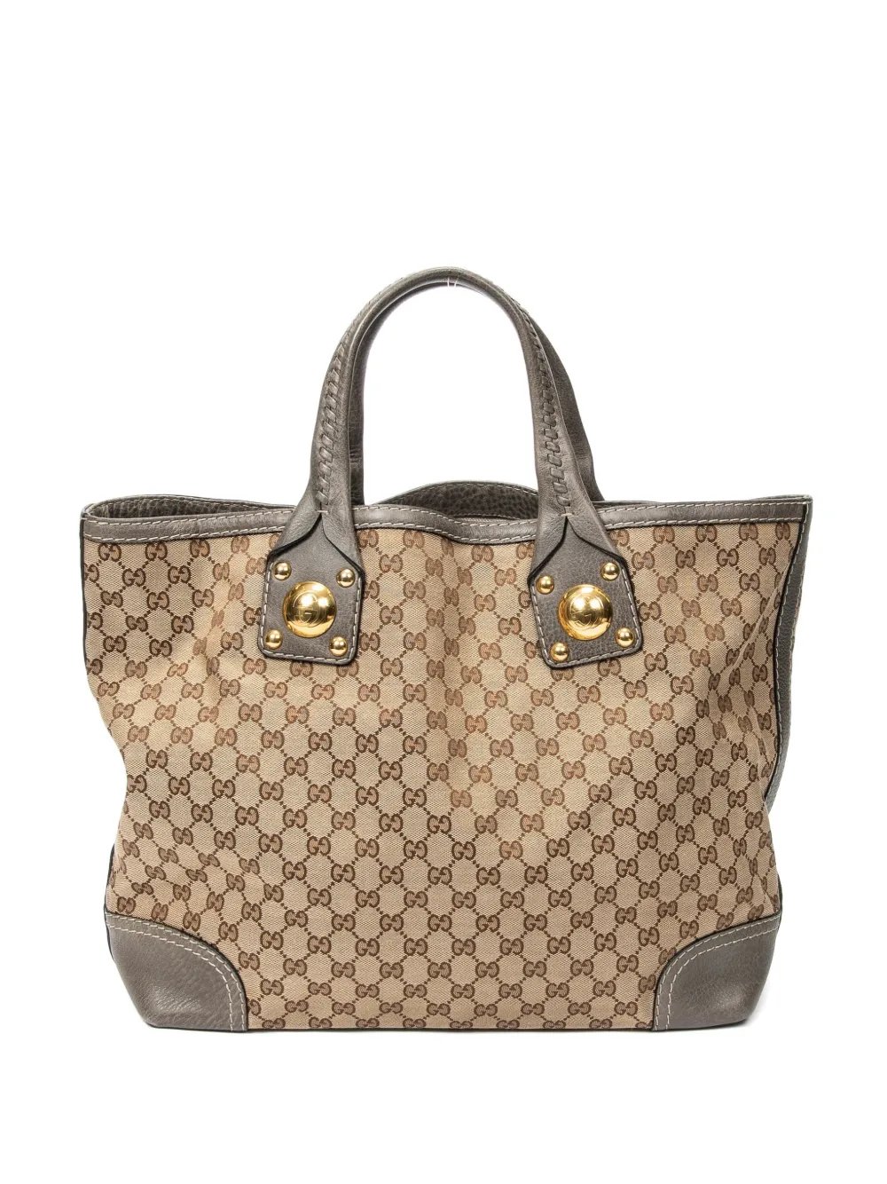 Medium Sunset Tote logo print top handle bag
