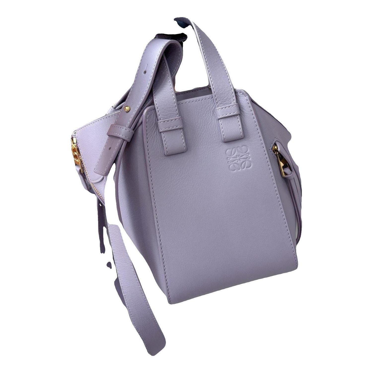 Hammock leather handbag