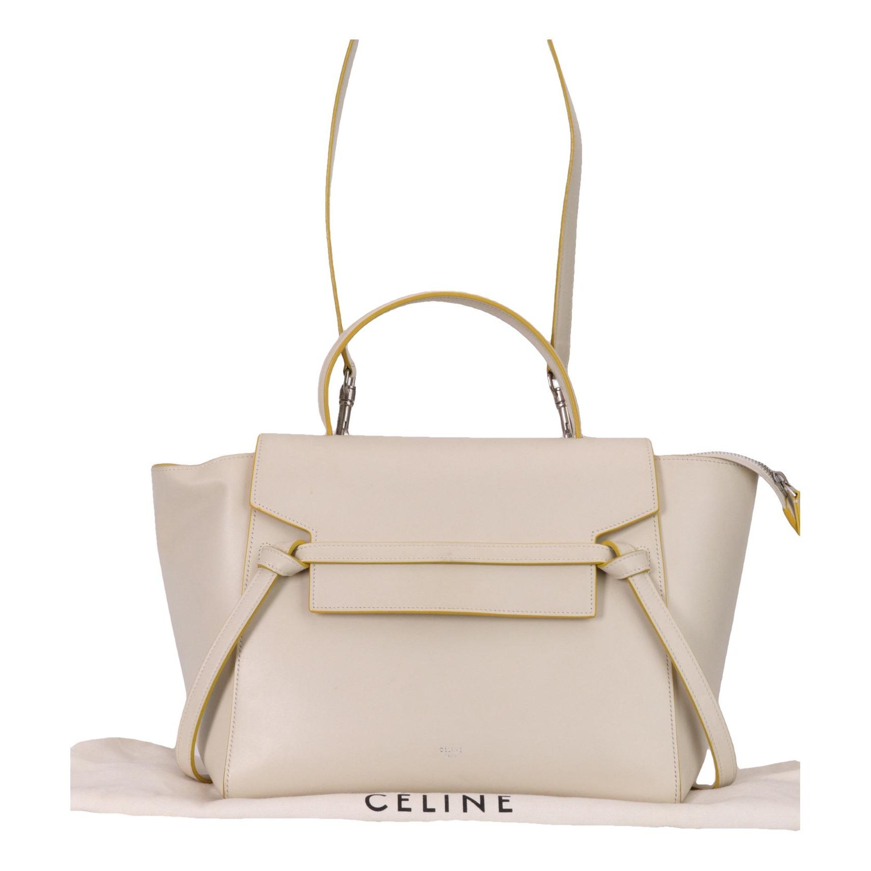 Belt leather handbag