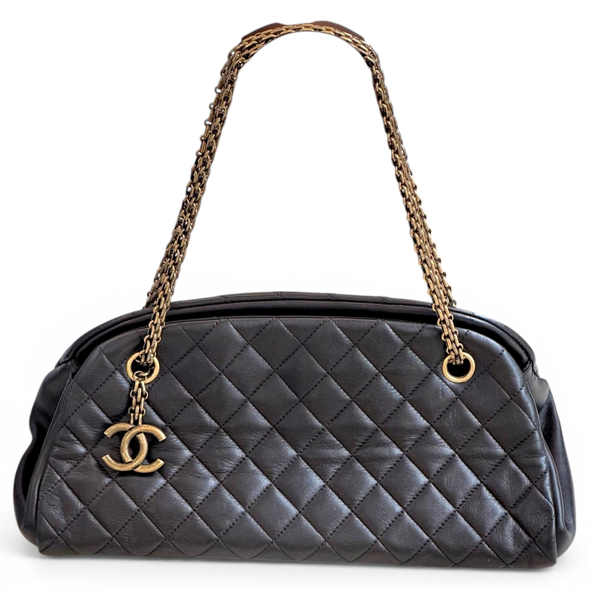 Mademoiselle leather handbag