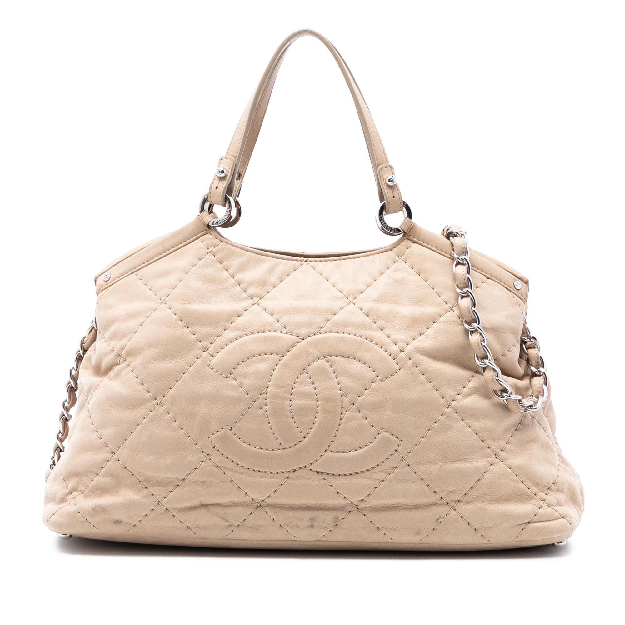 Leather tote