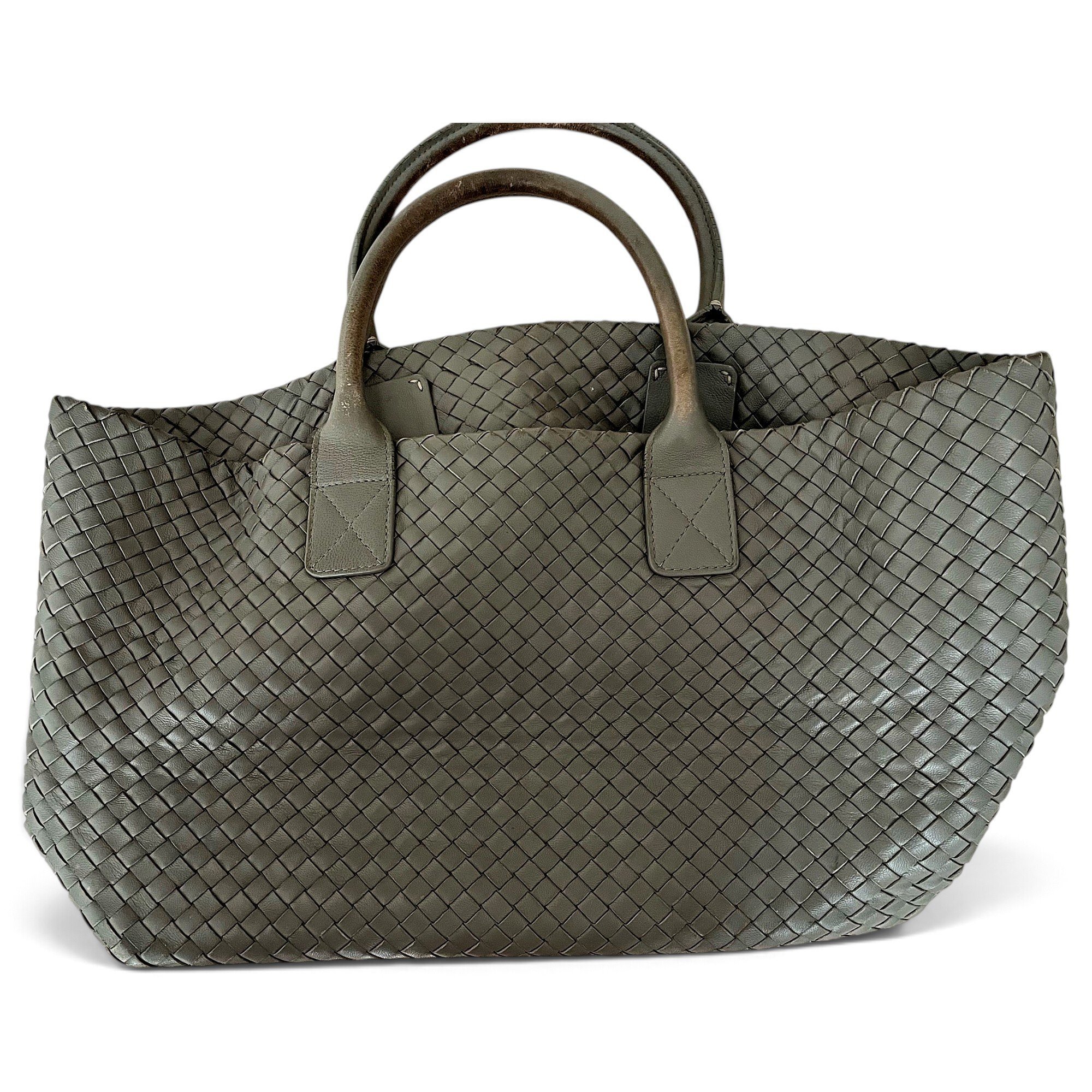 Cabat leather tote