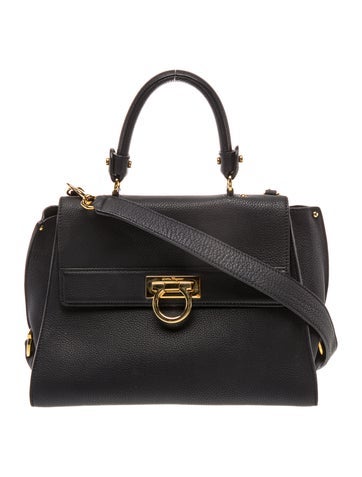 Leather Top Handle Bag