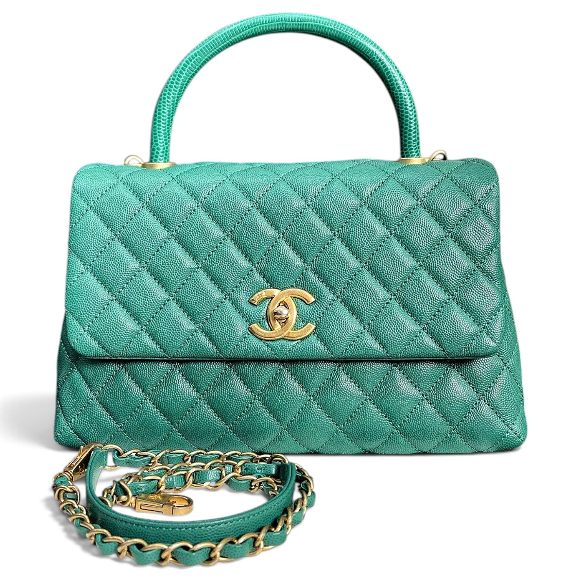 Coco Handle leather handbag