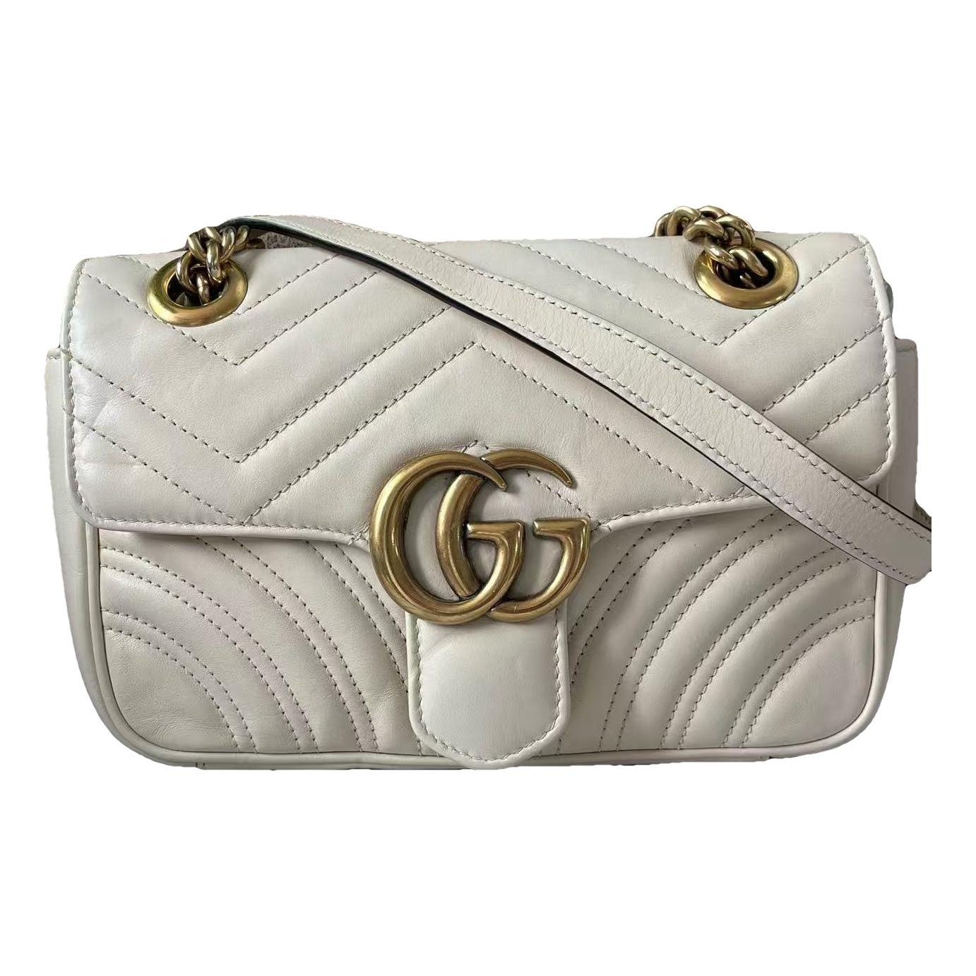 GG Marmont Flap leather crossbody bag