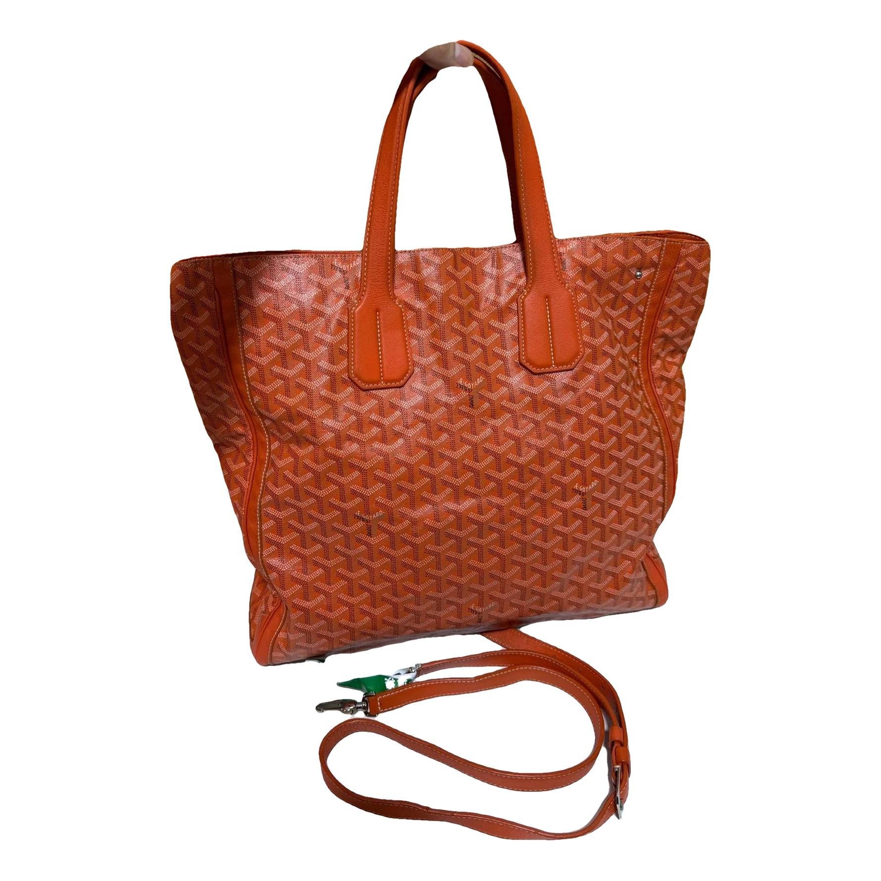 Leather tote