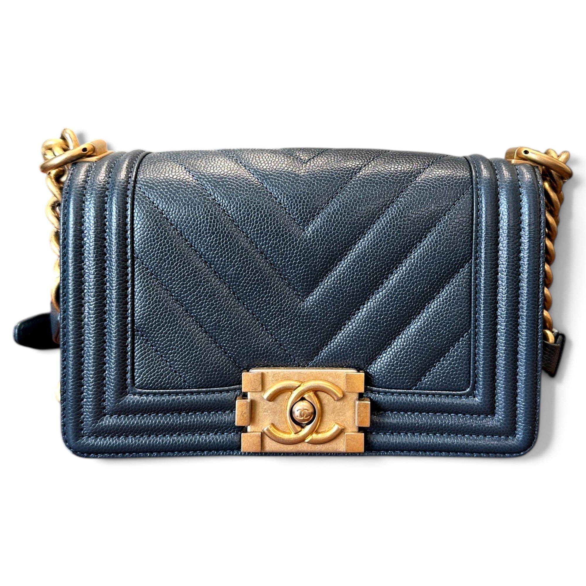 Boy leather crossbody bag